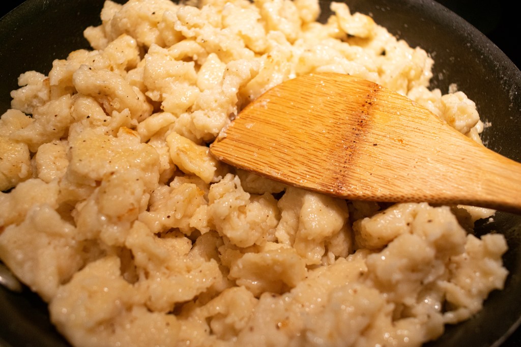 chicken paprikash with spaetzle