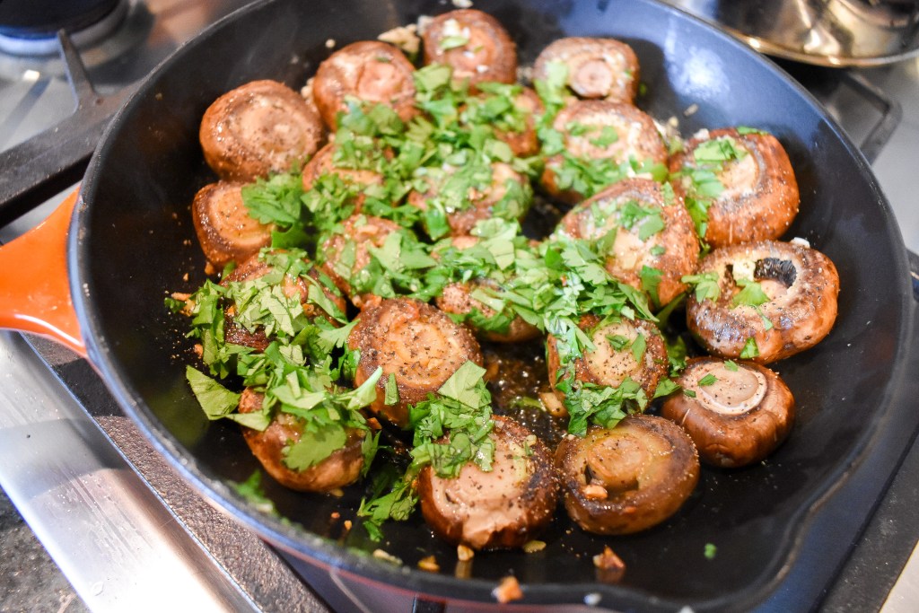 Feta Cremini Mushrooms