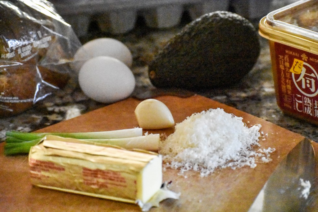 Miso Butter Egg & Avocado Toast