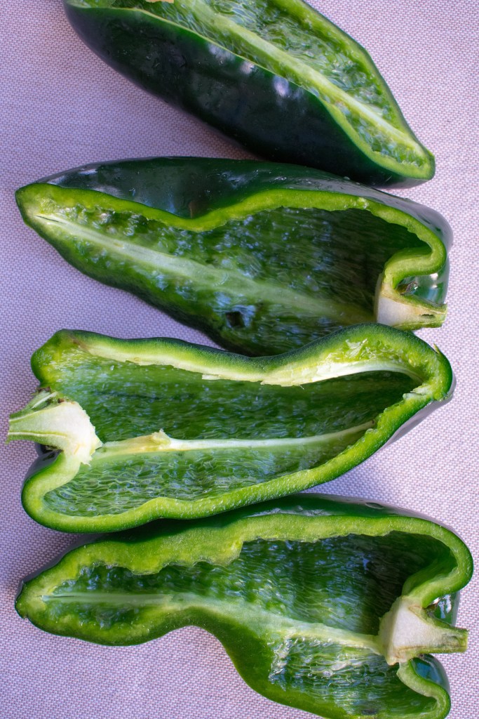 Bacon Cream Cheese Stuffed Poblano Peppers